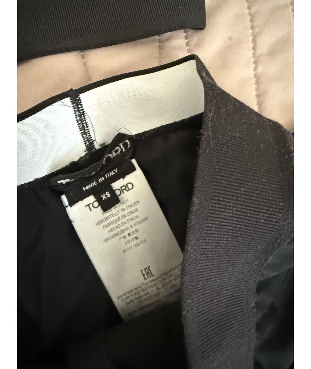 TOM FORD Черный хлопко-эластановый спортивные костюмы, фото 2