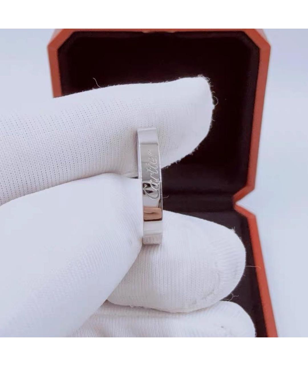 CARTIER Белое платиновое кольцо, фото 3