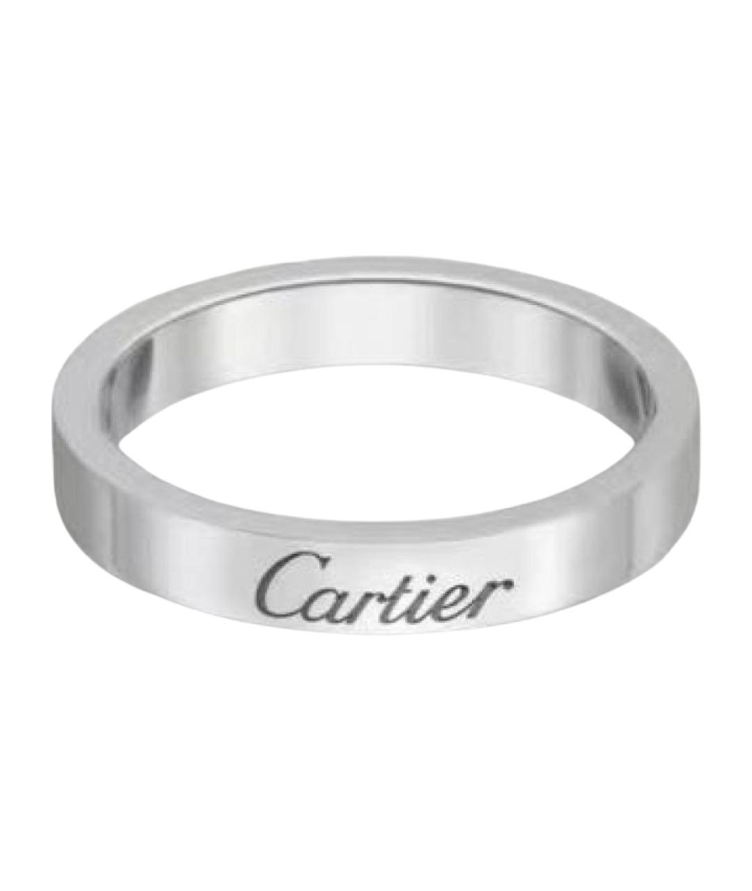 CARTIER Белое платиновое кольцо, фото 1