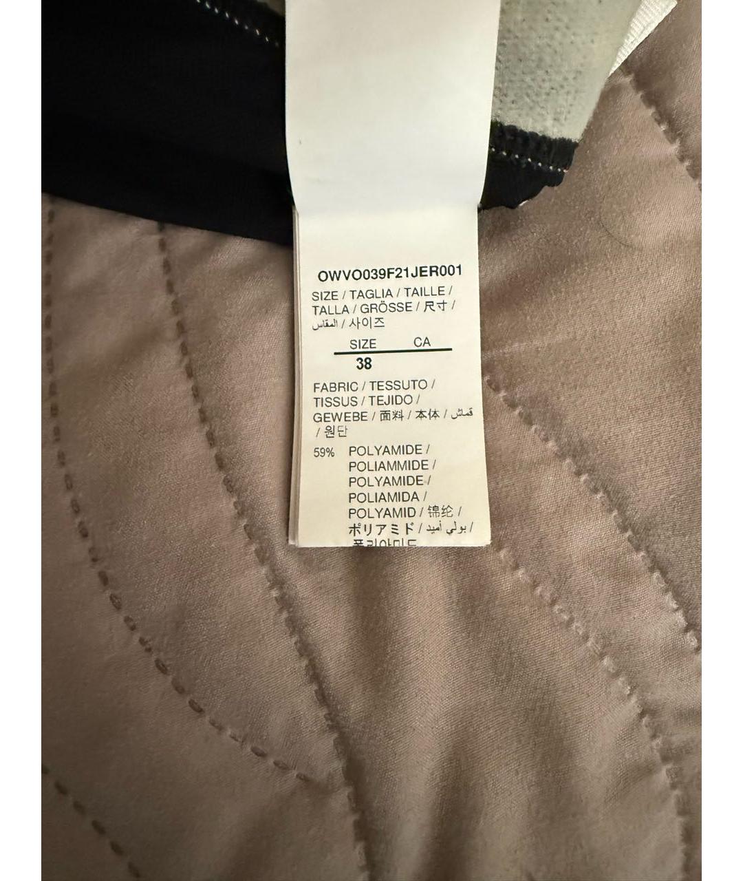 OFF-WHITE Черная хлопковая майка, фото 3