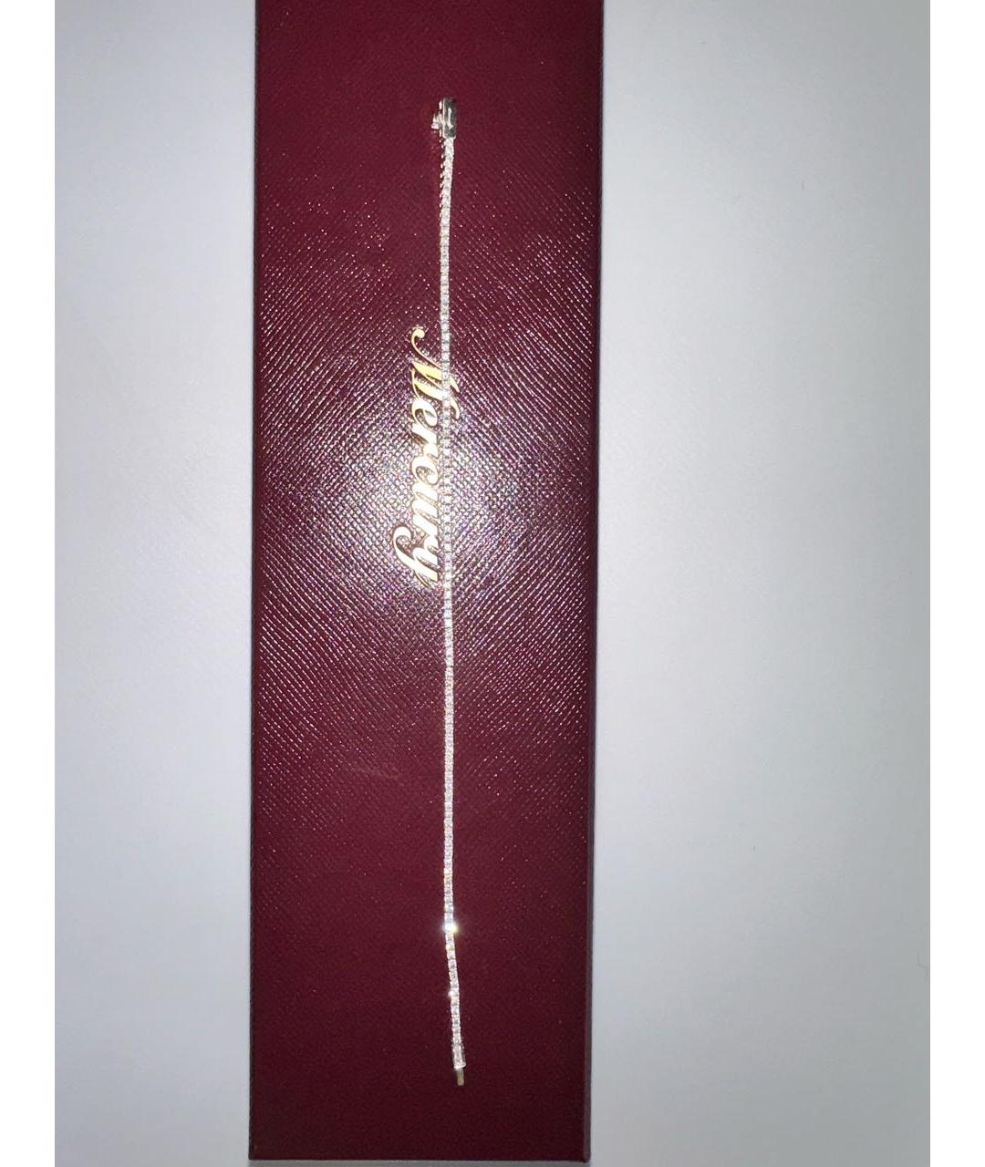 MERCURY Серебрянный браслет из белого золота, фото 7