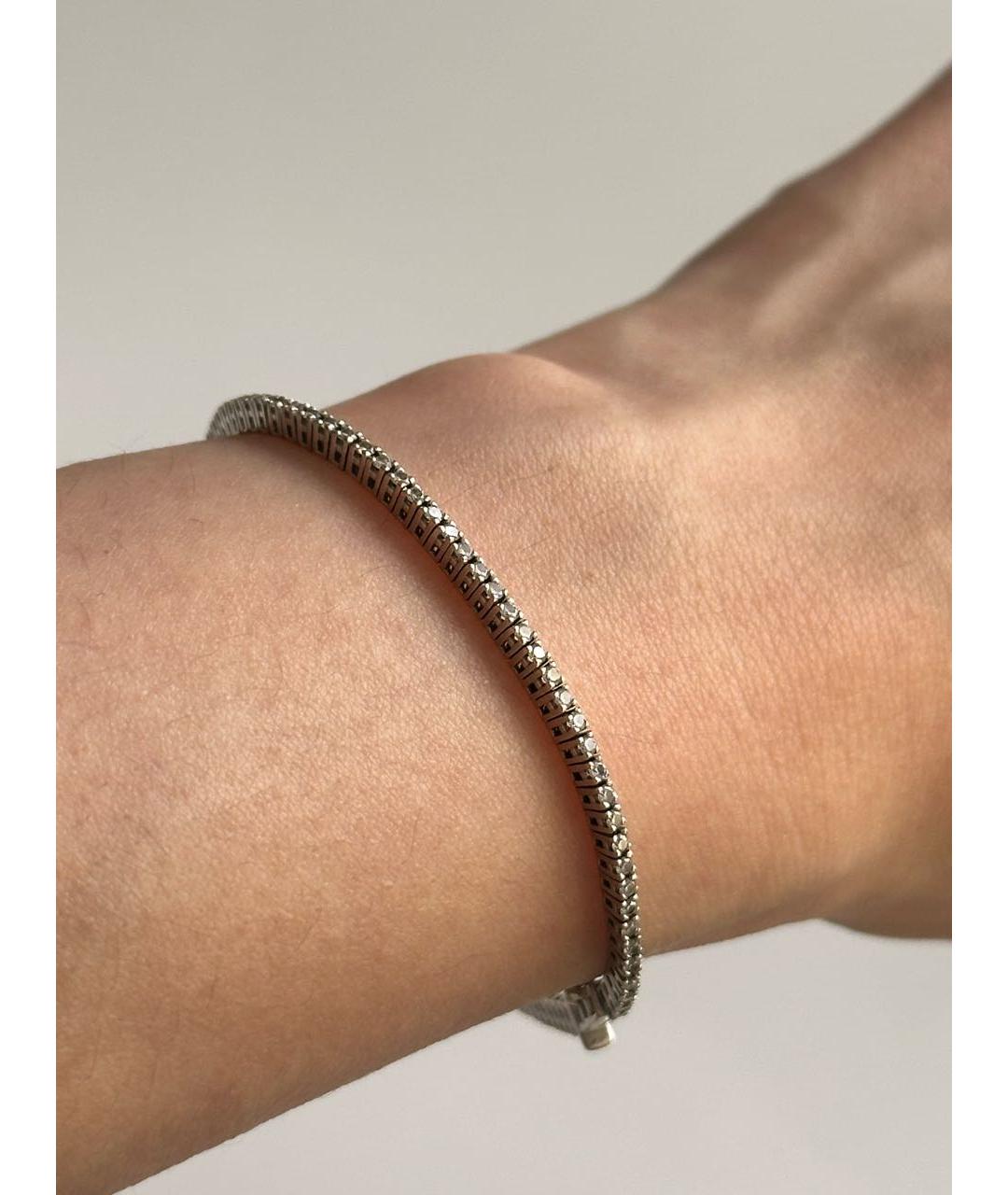 MERCURY Серебрянный браслет из белого золота, фото 6