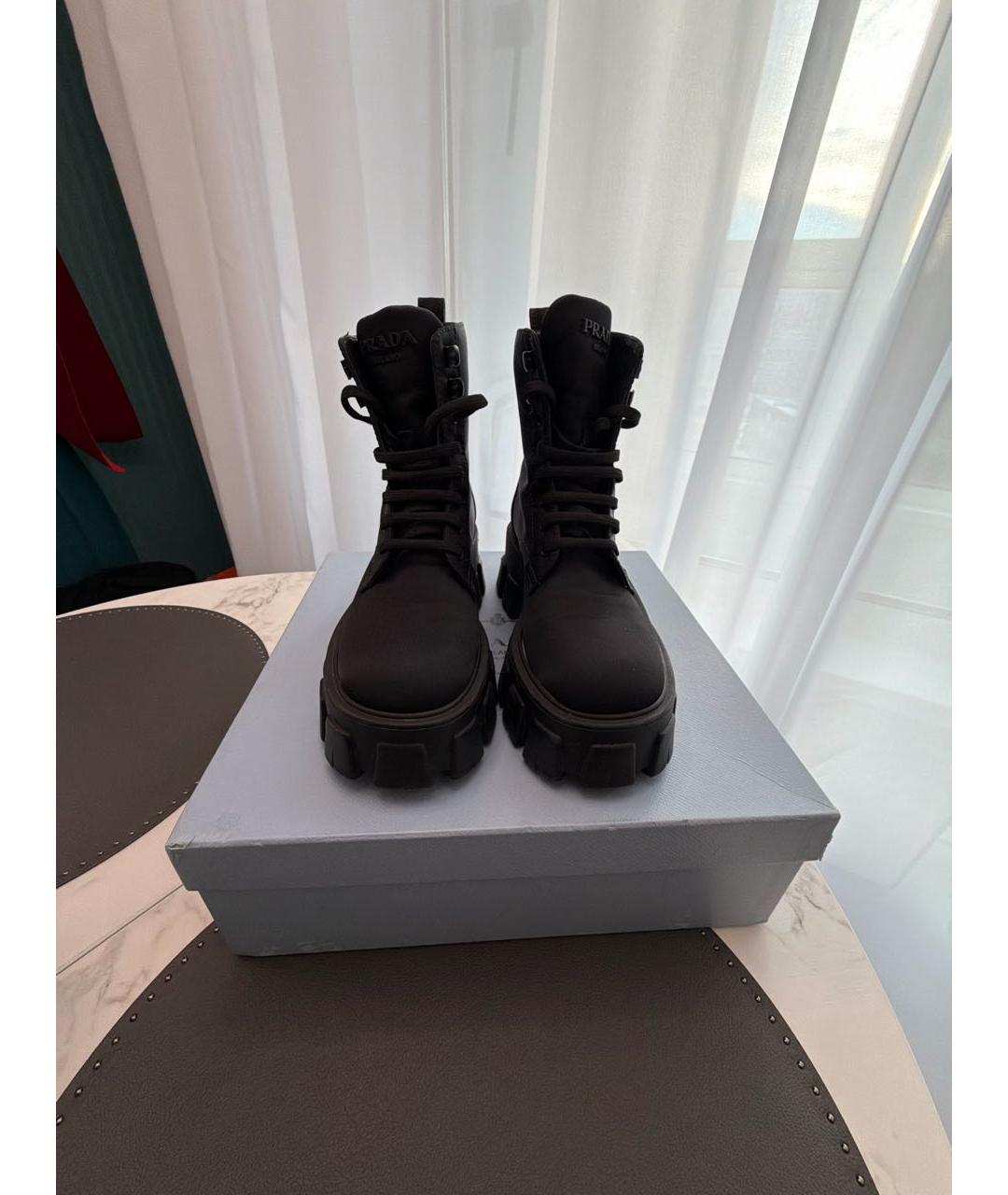 PRADA Черные ботинки, фото 2