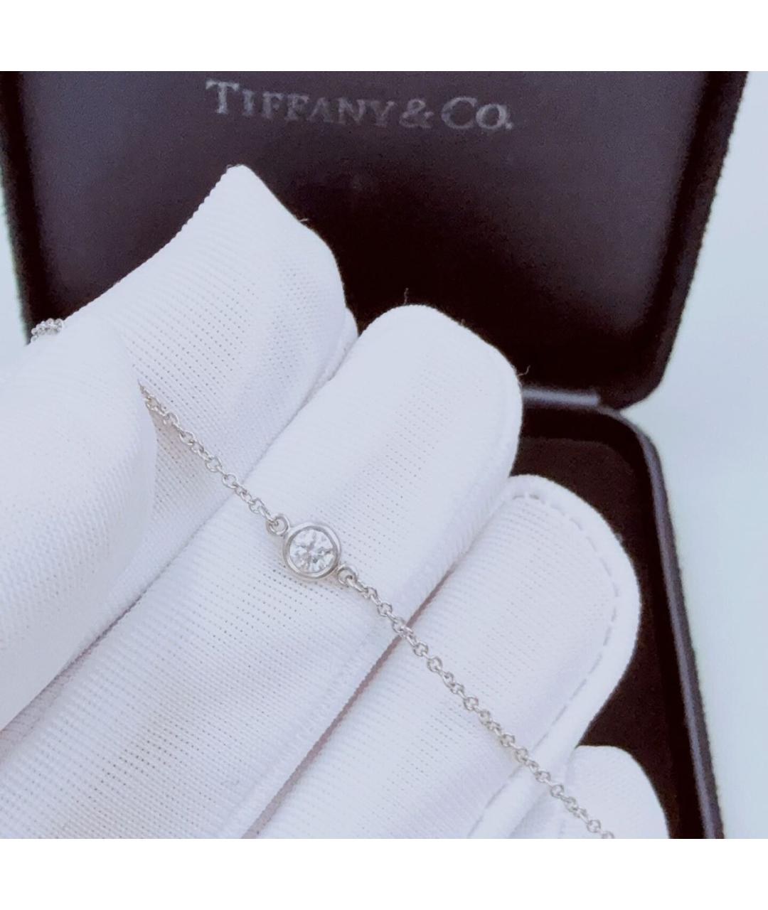 TIFFANY&CO Белый платиновый браслет, фото 3