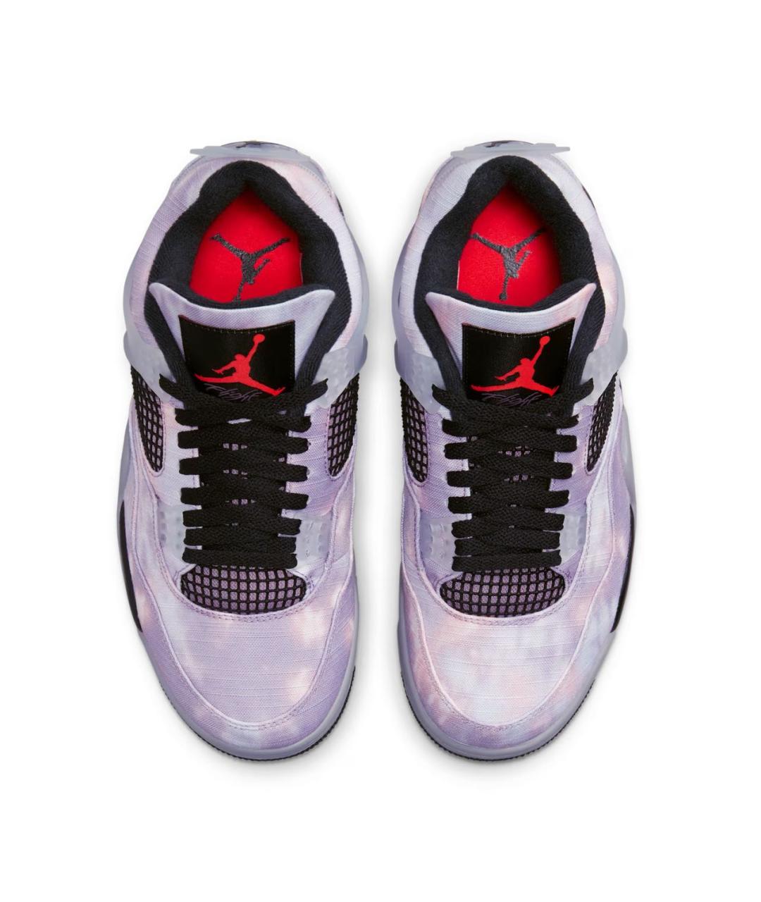 JORDAN Фиолетовые низкие кроссовки / кеды, фото 4