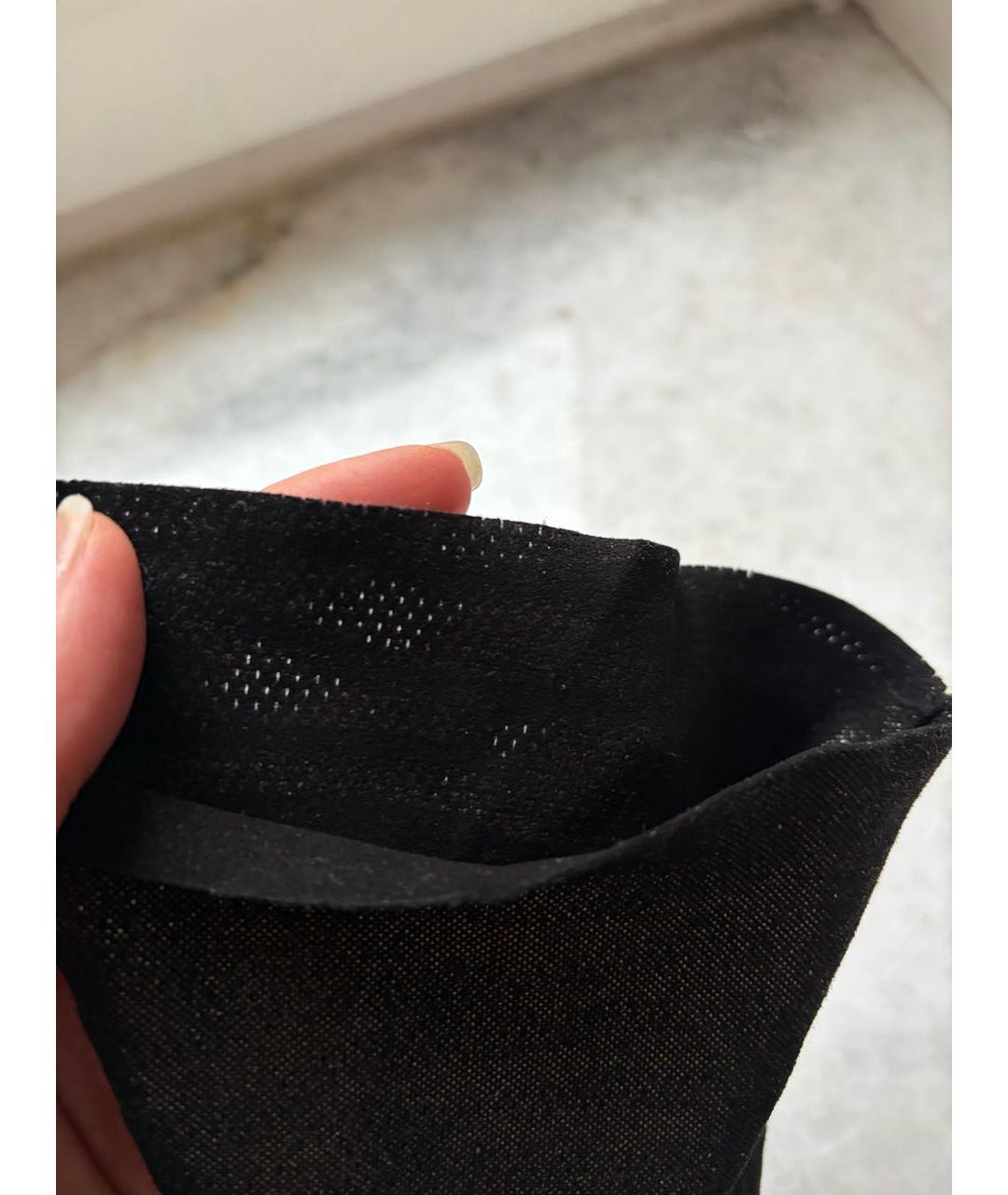 DROME Черные кожаные леггинсы и велосипедки, фото 8