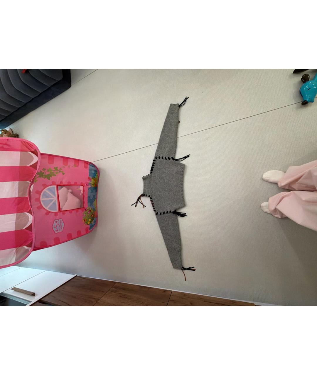 11 BY BORIS BIDJAN SABERI Антрацитовый джемпер / свитер, фото 2