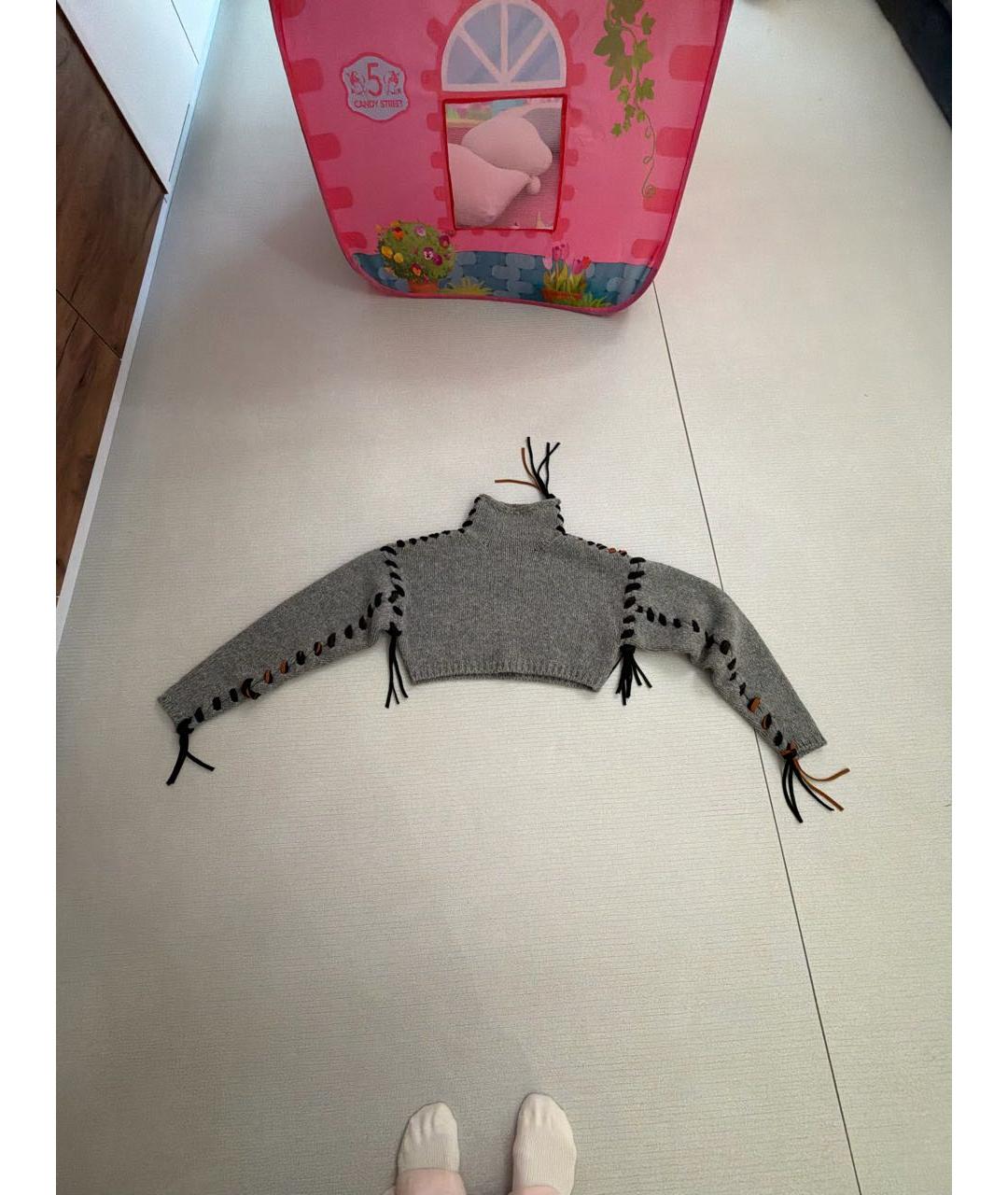 11 BY BORIS BIDJAN SABERI Антрацитовый джемпер / свитер, фото 9