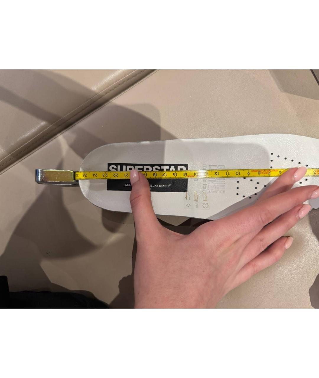 GOLDEN GOOSE DELUXE BRAND Белые кожаные кеды, фото 8