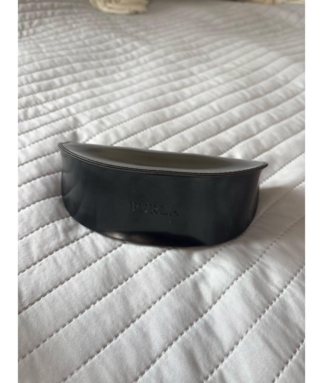 FURLA Черные пластиковые солнцезащитные очки, фото 4