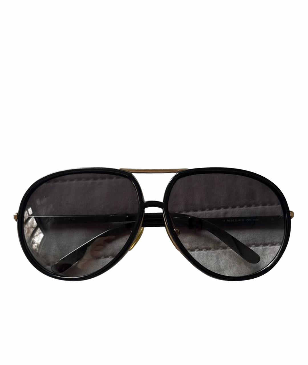 FURLA Черные пластиковые солнцезащитные очки, фото 1