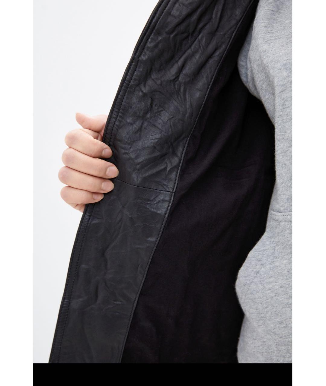 ZADIG & VOLTAIRE Черная кожаная куртка, фото 5