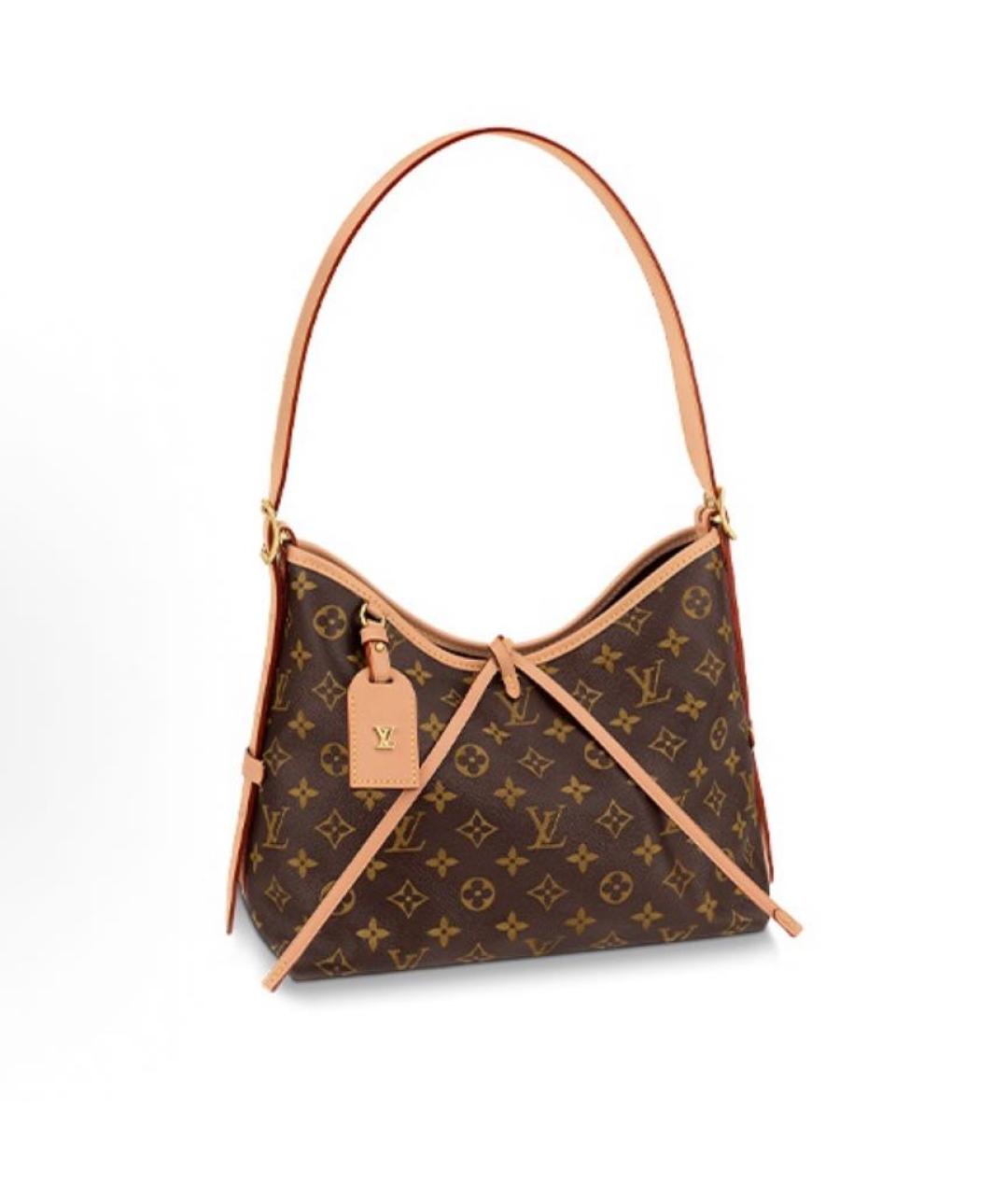 LOUIS VUITTON Коричневая сумка с короткими ручками, фото 4