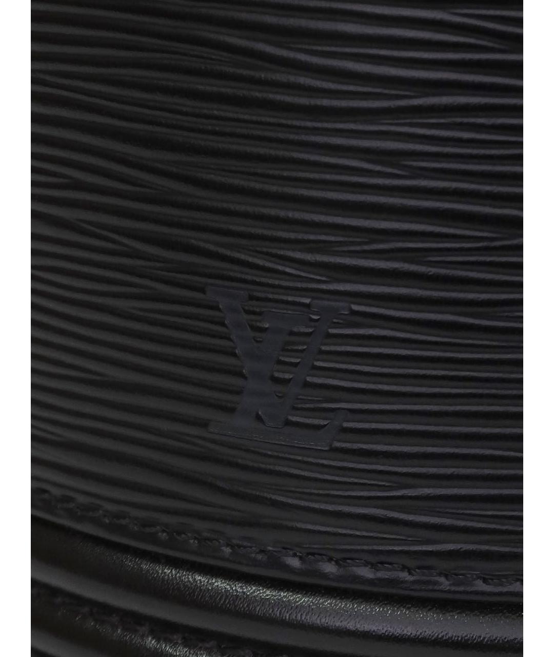 LOUIS VUITTON Коричневая кожаная сумка через плечо, фото 7