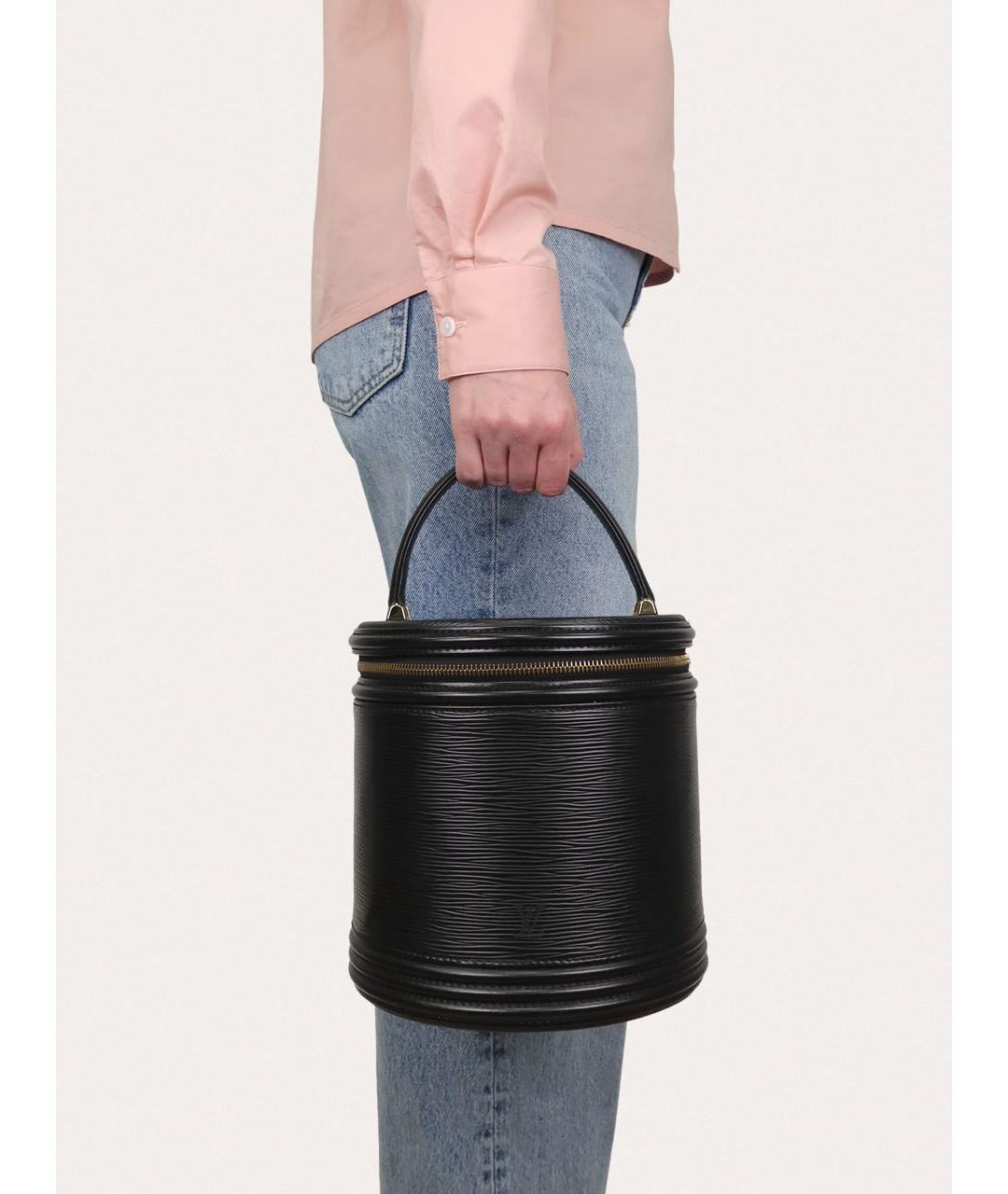 LOUIS VUITTON Коричневая кожаная сумка через плечо, фото 5