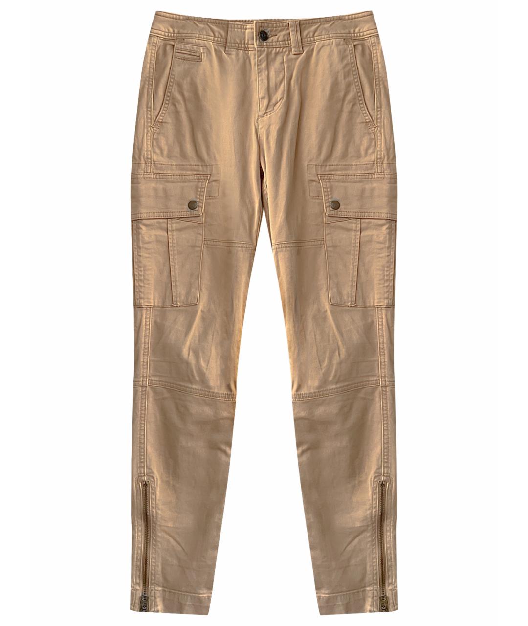 POLO RALPH LAUREN Бежевые хлопковые прямые джинсы, фото 1