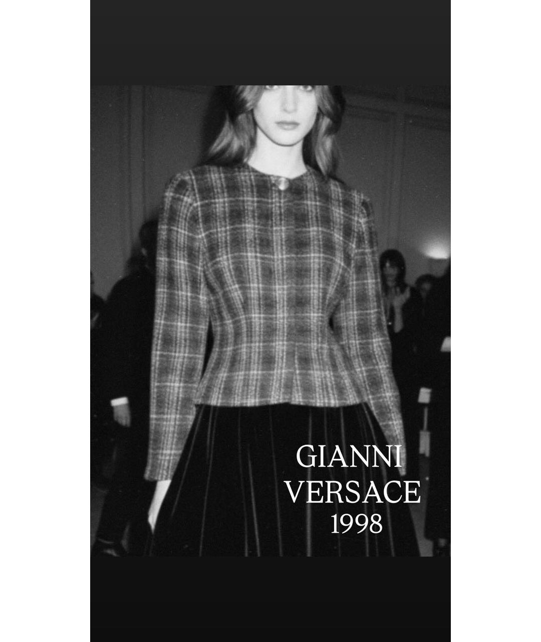 VERSUS VERSACE Мульти твидовый жакет/пиджак, фото 2