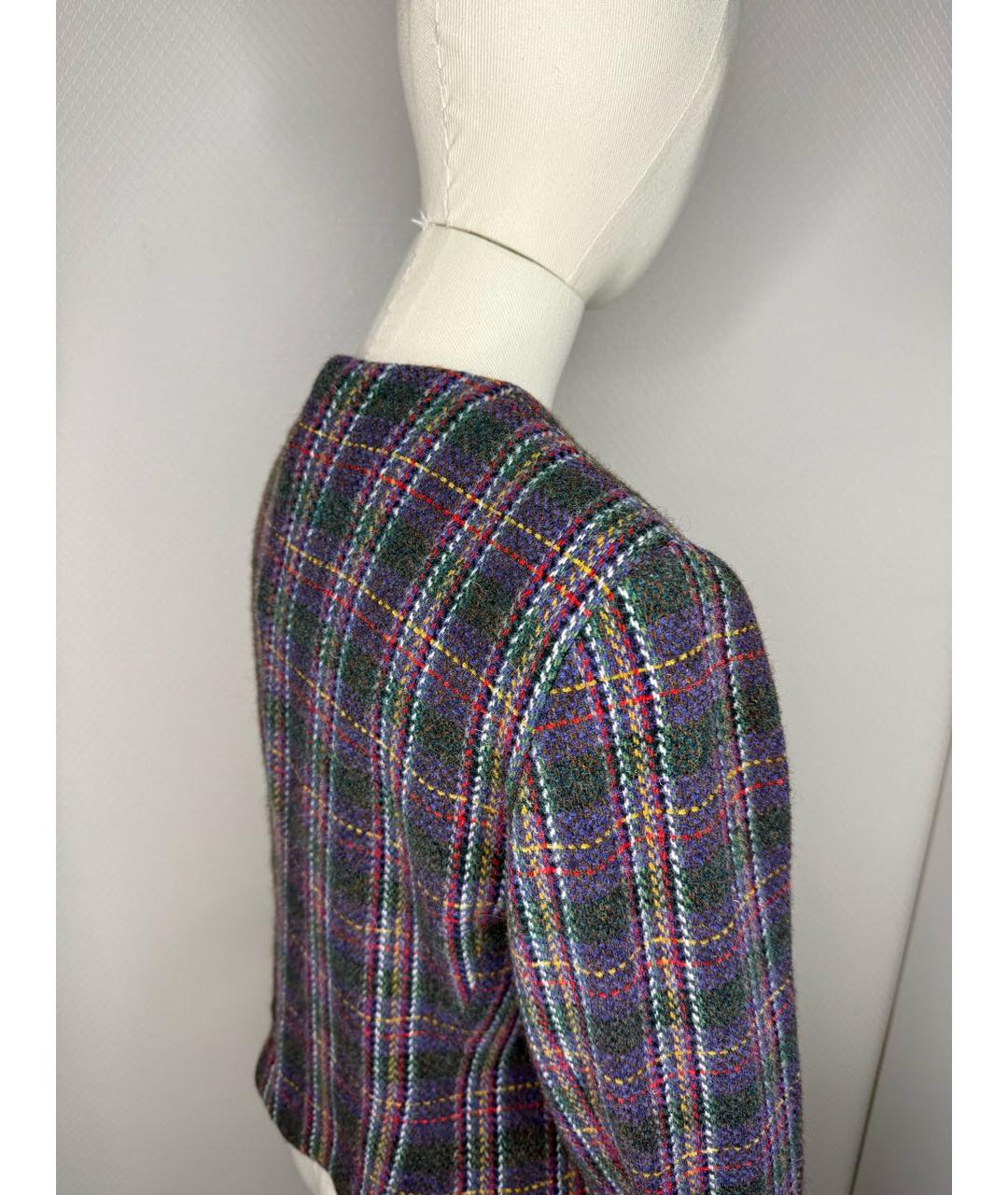VERSUS VERSACE Мульти твидовый жакет/пиджак, фото 8