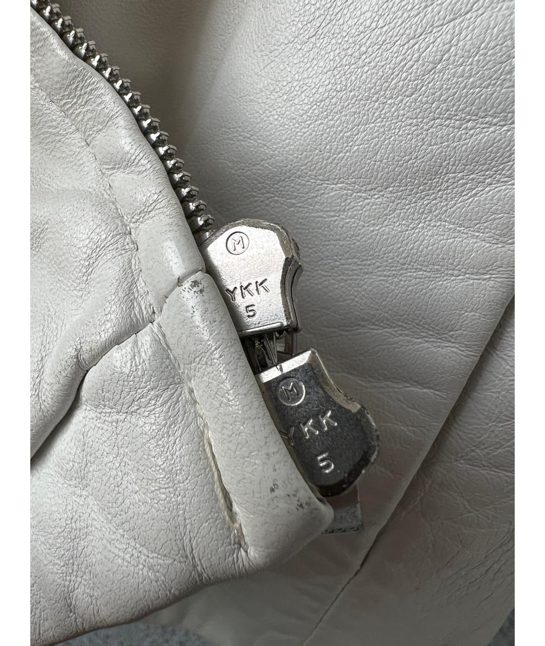 HUGO BOSS Белая кожаная куртка, фото 3