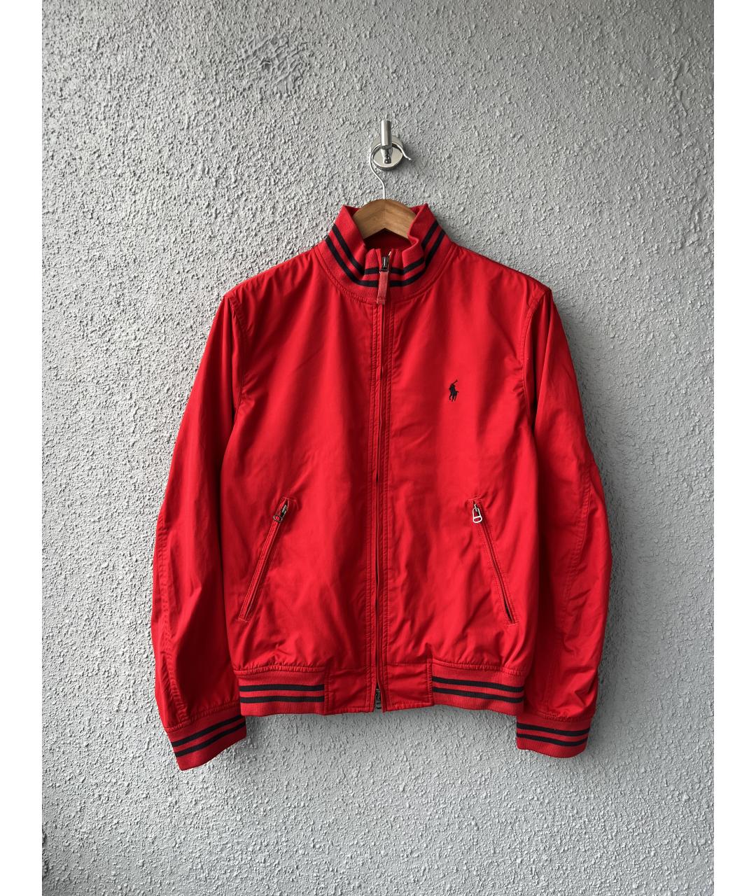 POLO RALPH LAUREN Красная полиэстеровая куртка, фото 6