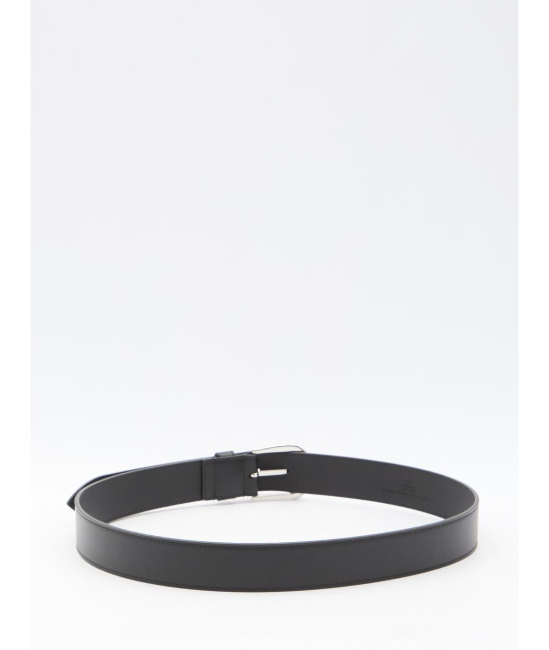 GUCCI Черный кожаный ремень, фото 2