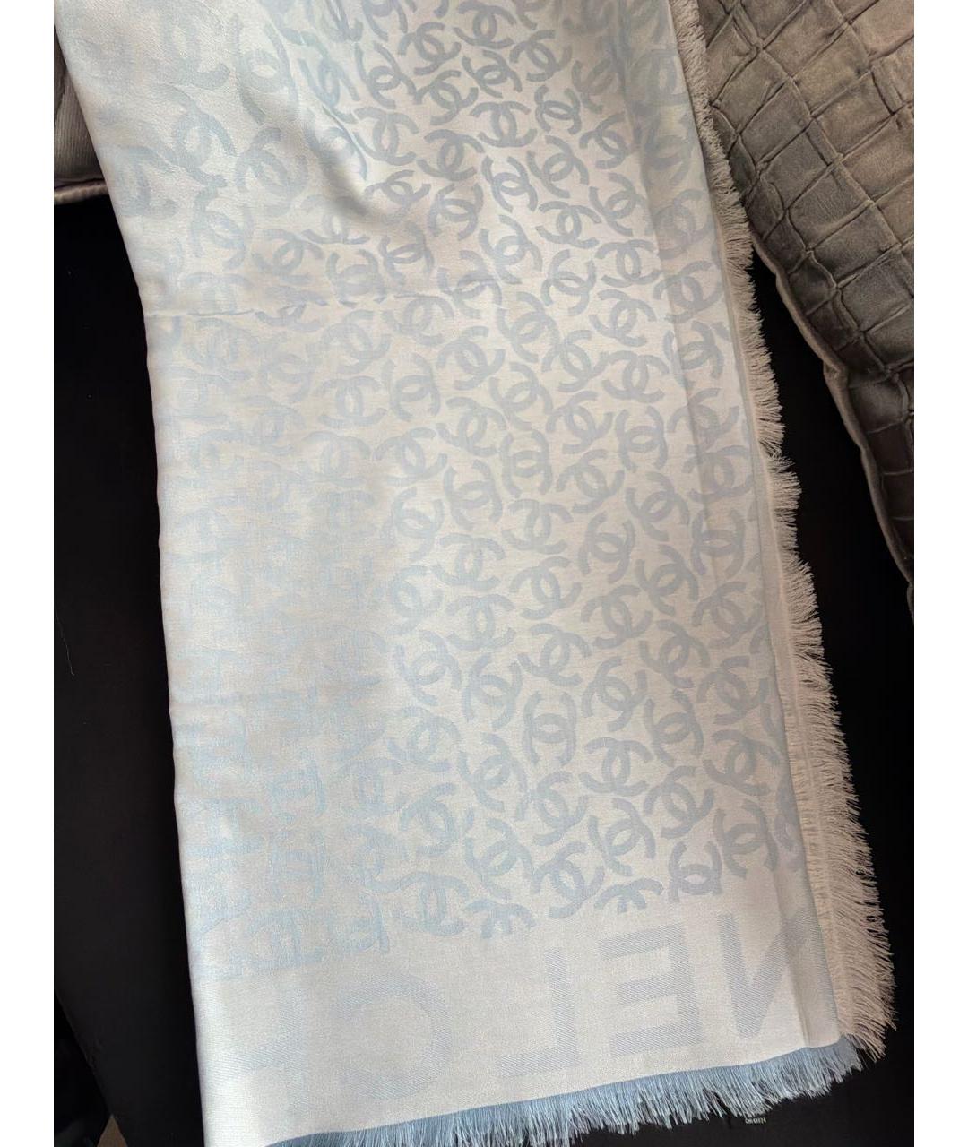 CHANEL Голубой платок, фото 3
