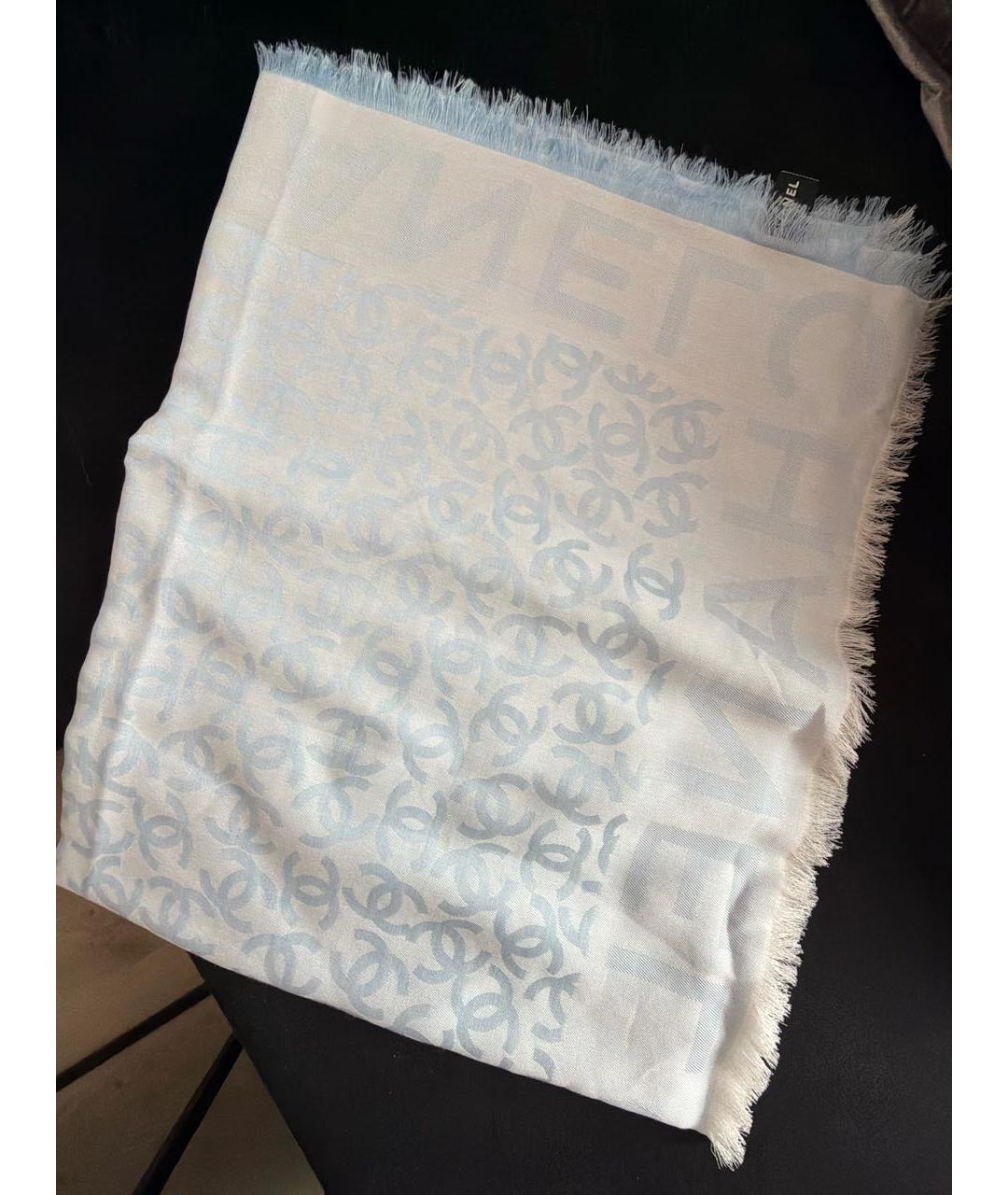 CHANEL Голубой платок, фото 4