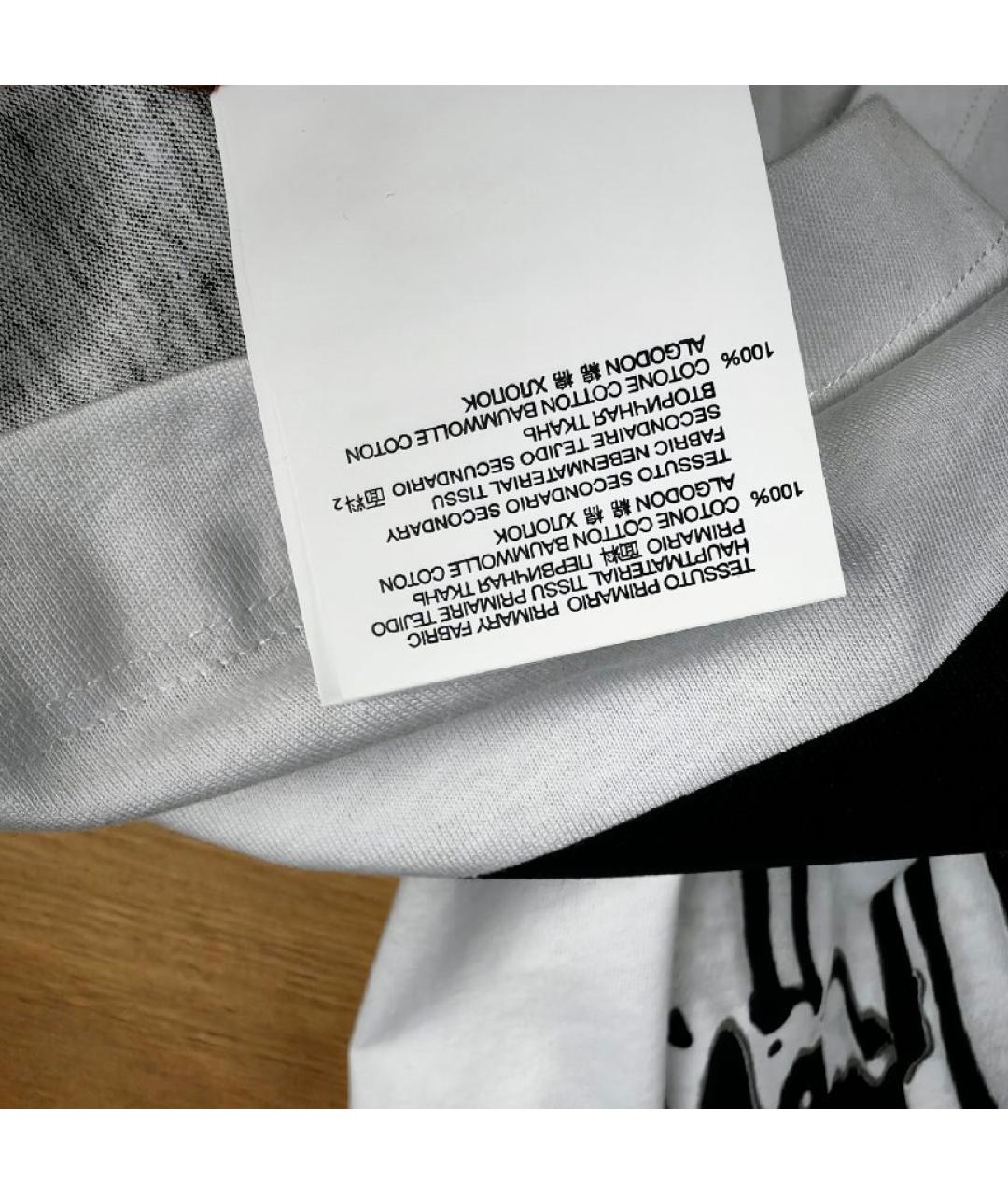 DSQUARED2 Белая хлопковая футболка, фото 4