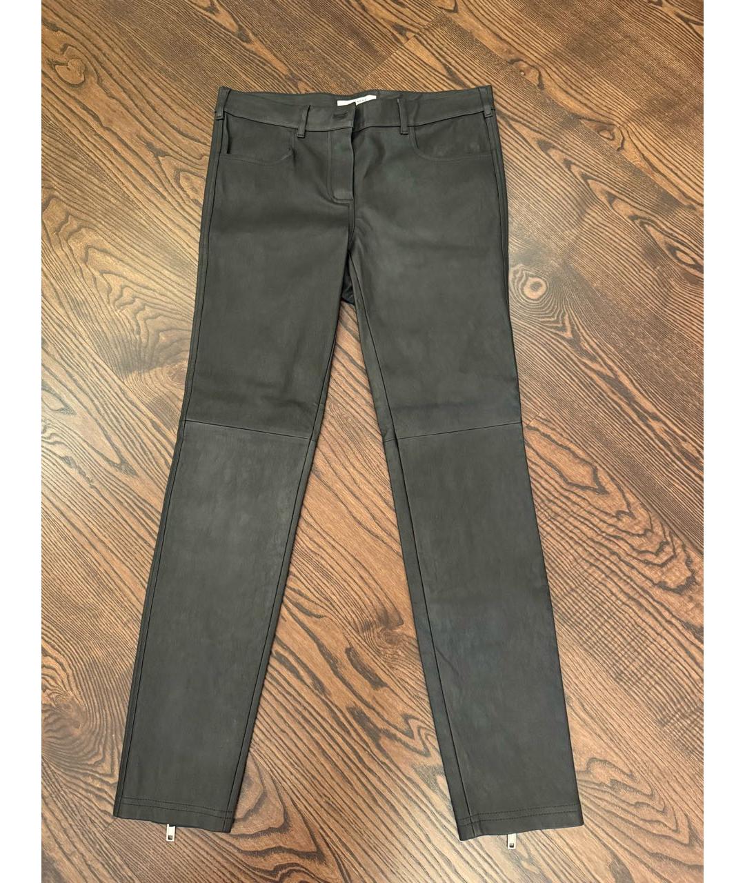 GIVENCHY Черные кожаные брюки узкие, фото 7