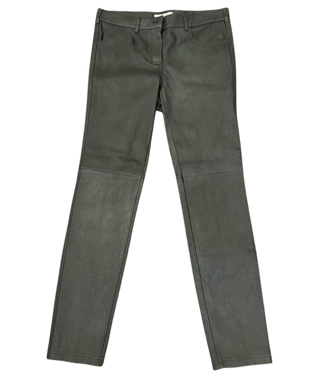 GIVENCHY Черные кожаные брюки узкие, фото 1