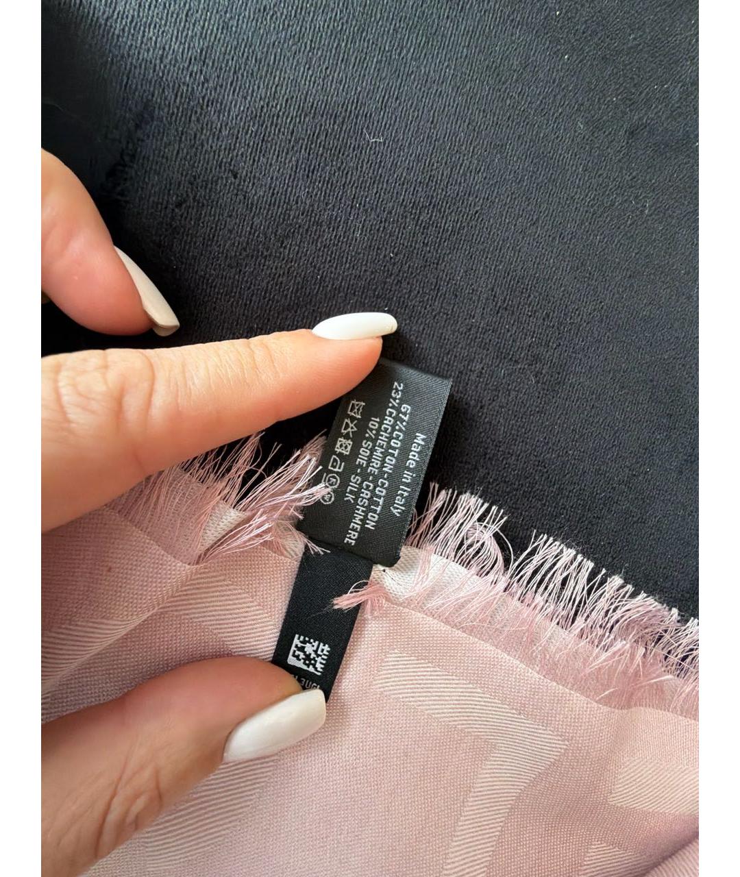 CHANEL Розовый платок, фото 4