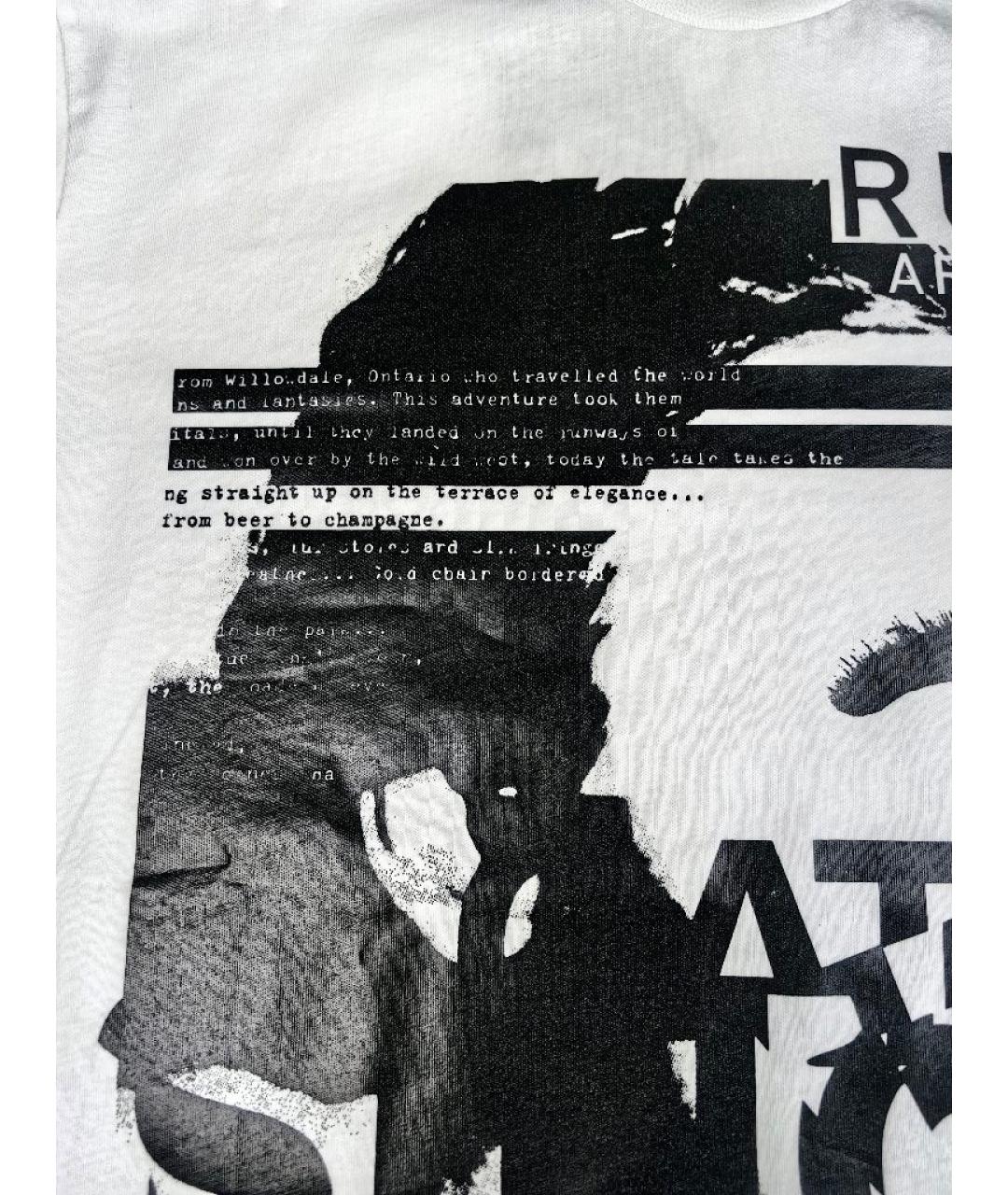 DSQUARED2 Белая хлопковая футболка, фото 4