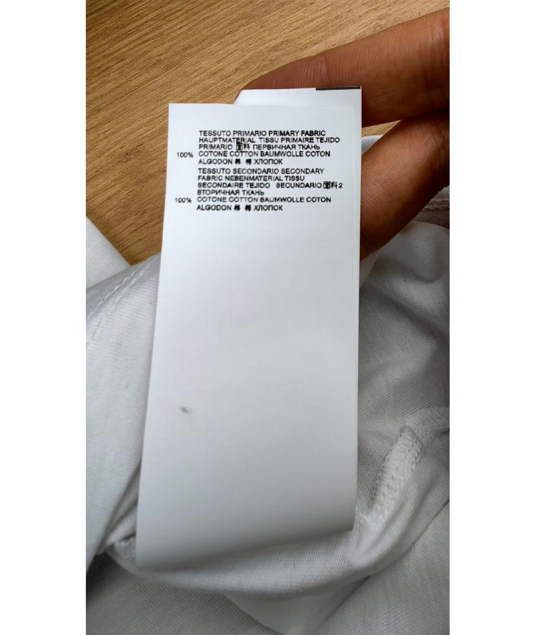 DSQUARED2 Белая хлопковая футболка, фото 6