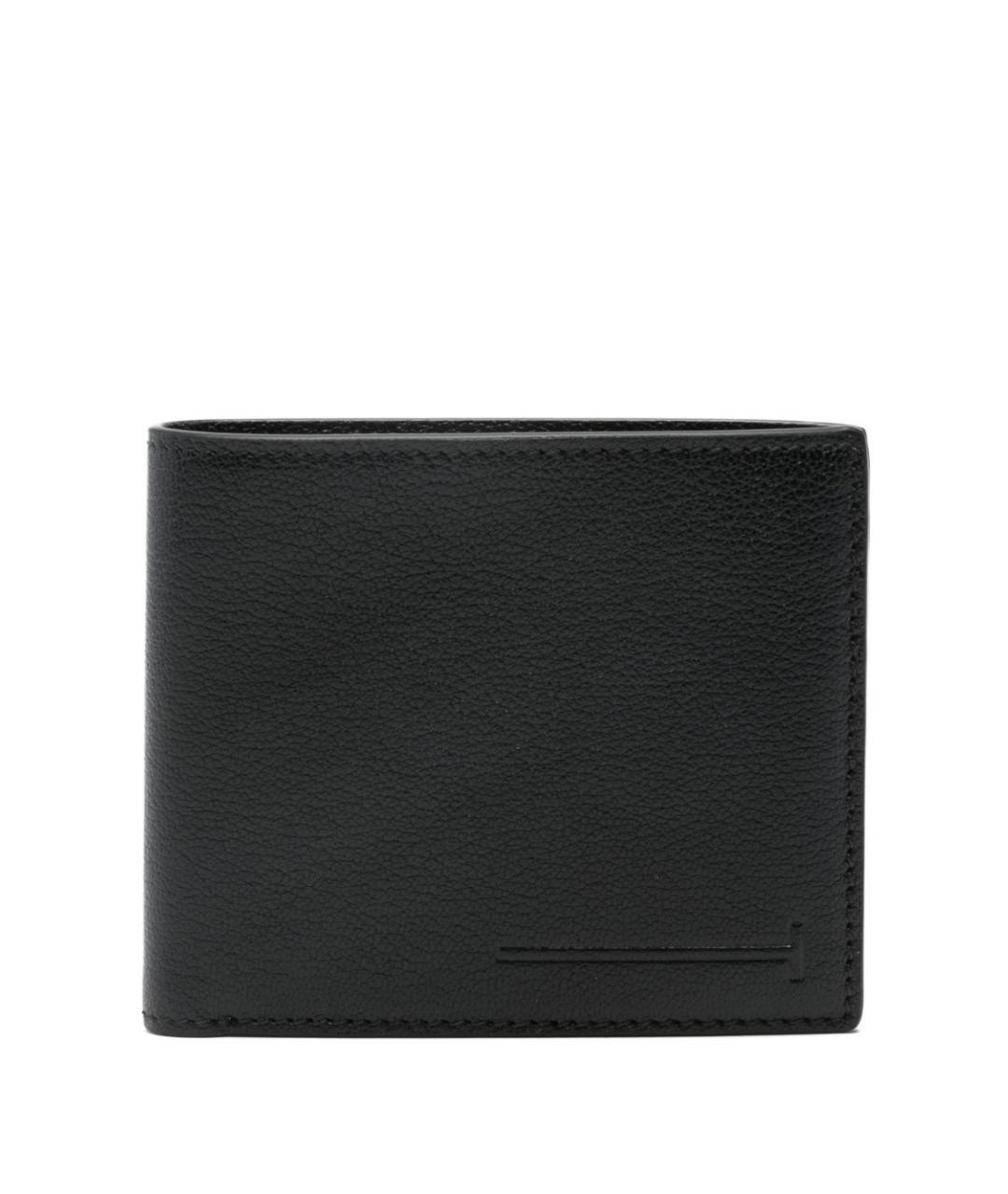 TOM FORD Черный кожаный кошелек, фото 1
