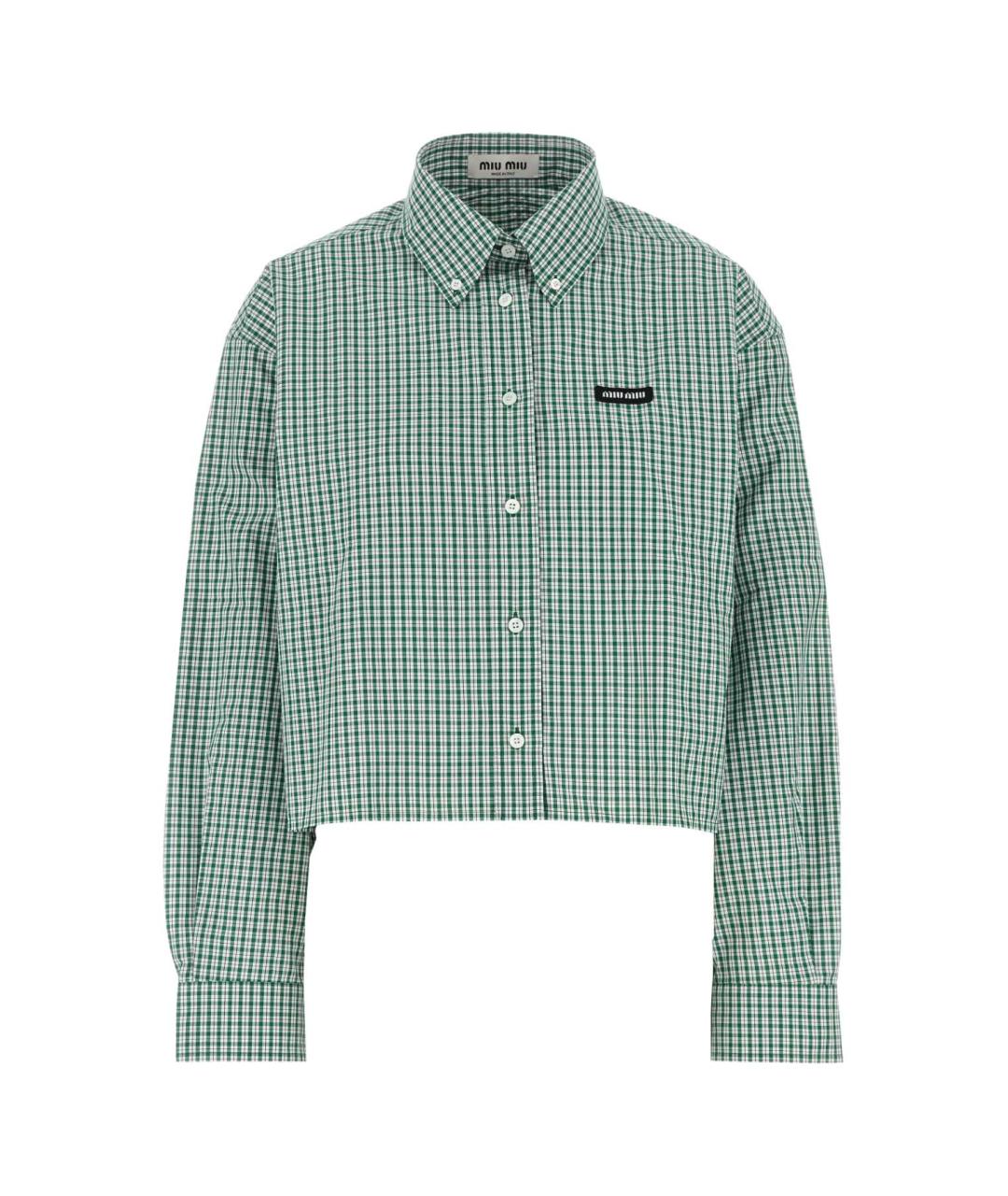 MIU MIU Мульти хлопковая рубашка, фото 1