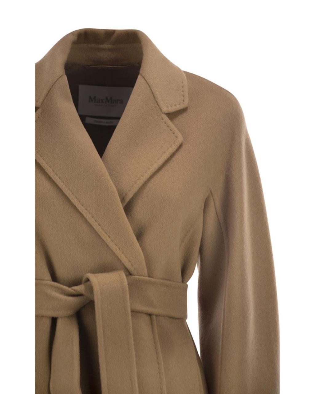 MAX MARA Бежевое кашемировое пальто, фото 4