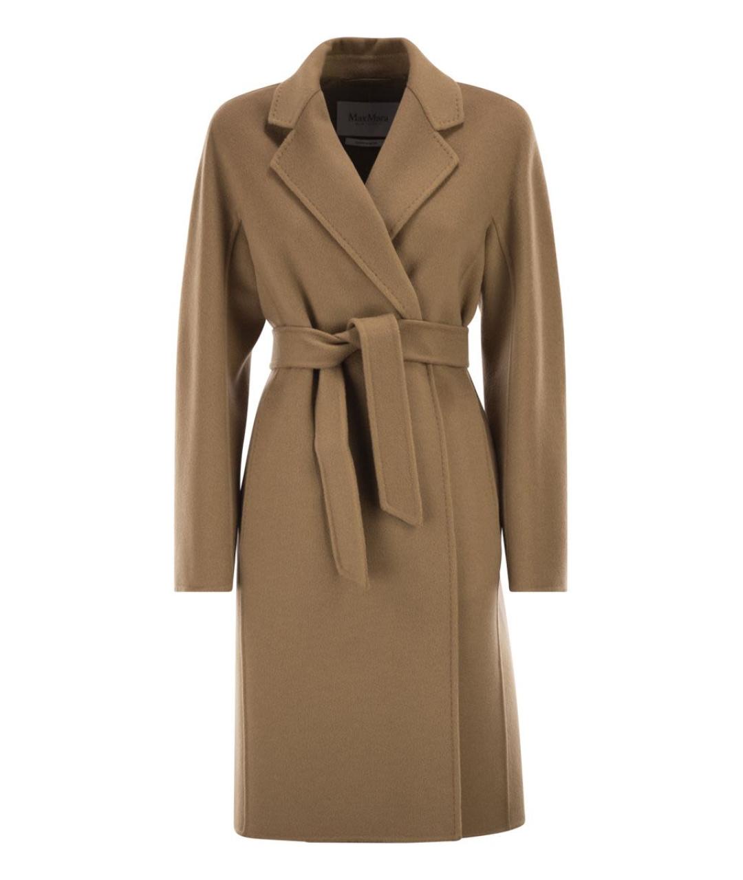 MAX MARA Бежевое кашемировое пальто, фото 1