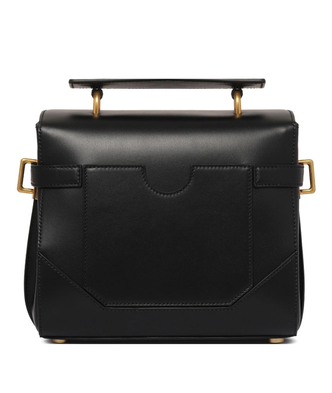 BALMAIN Черная кожаная сумка через плечо, фото 2