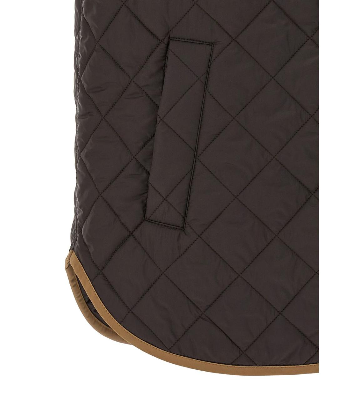 BRUNELLO CUCINELLI Коричневый полиамидовый жилет, фото 2