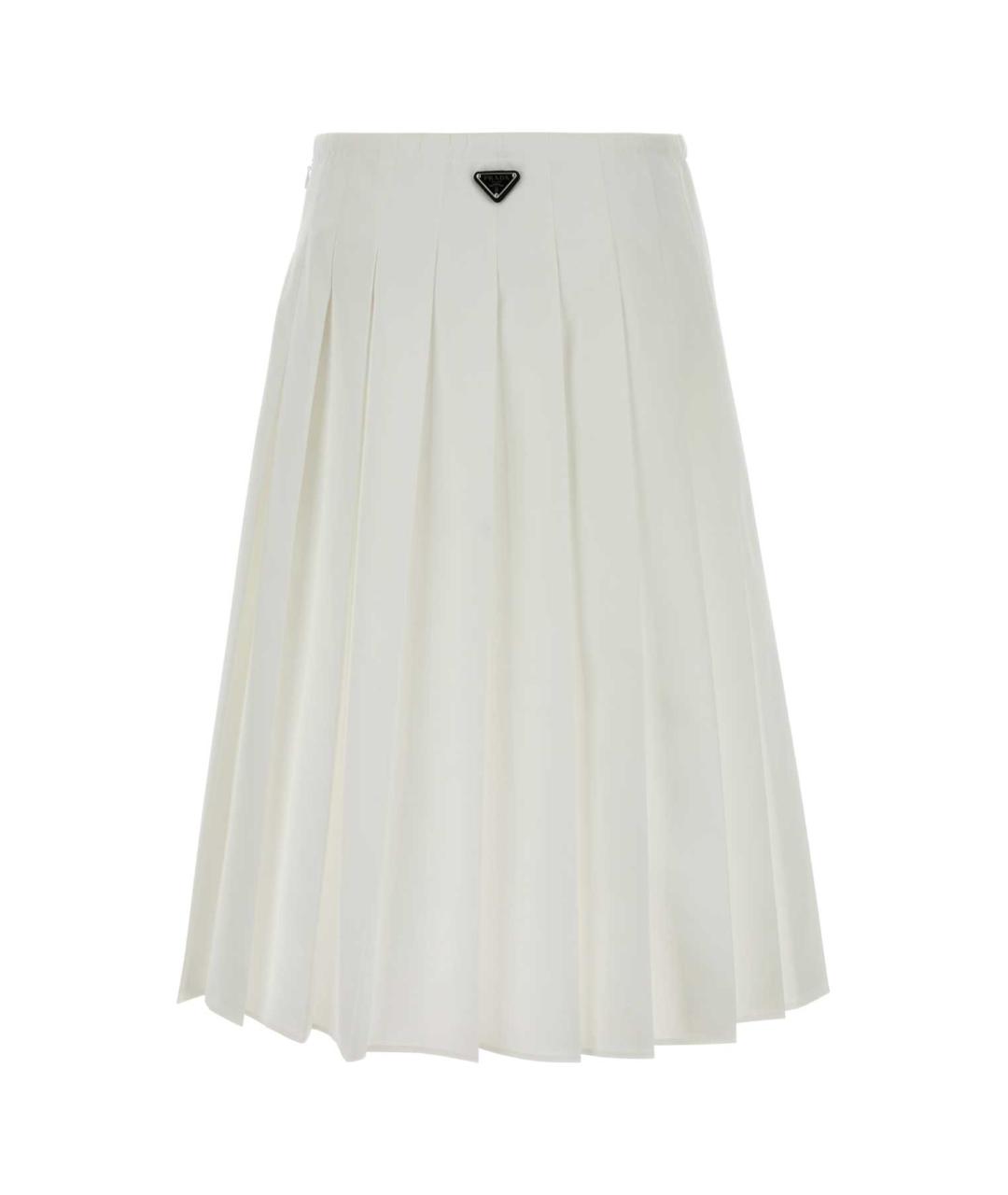 PRADA Белая юбка миди, фото 2