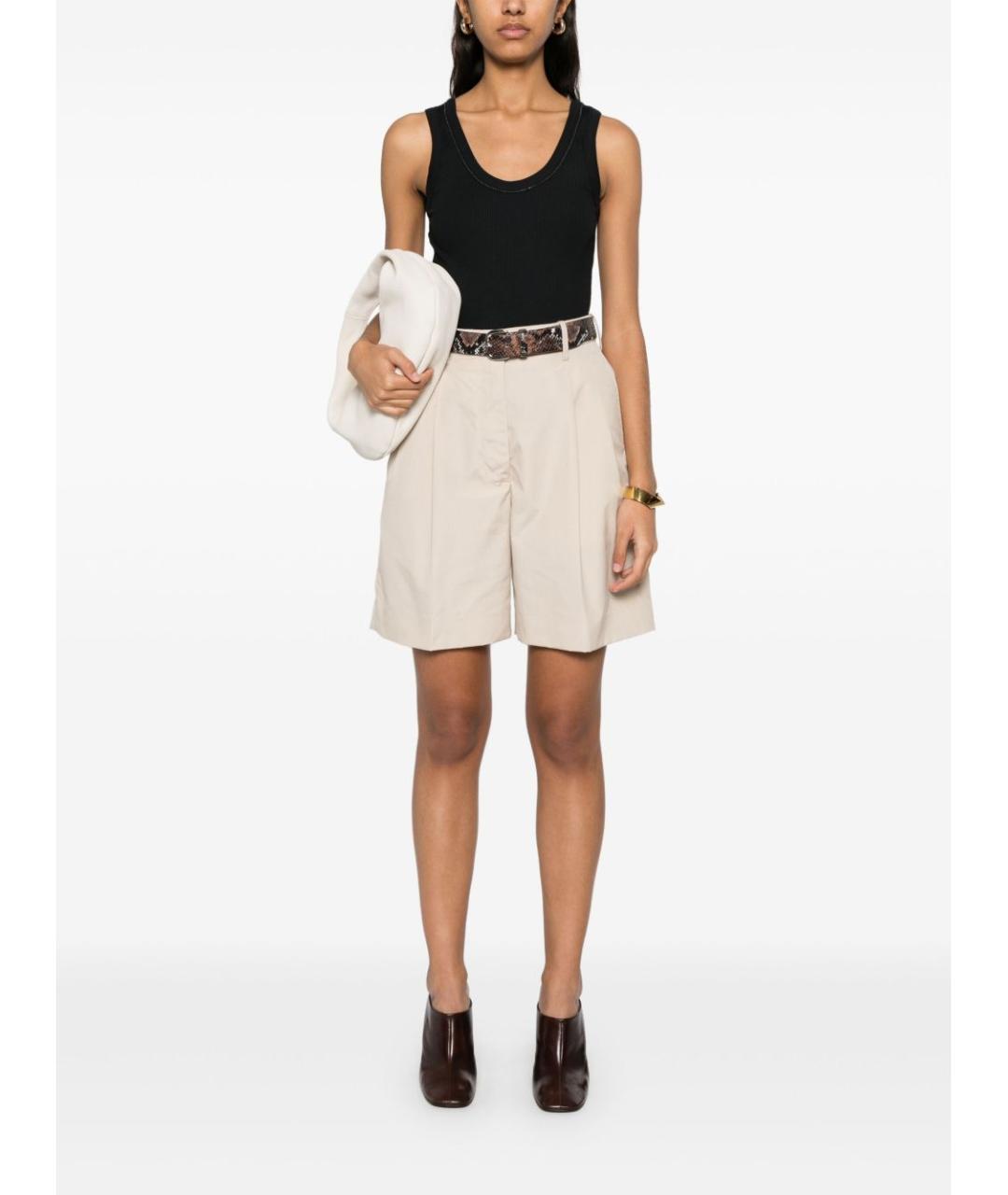 BRUNELLO CUCINELLI Черная хлопковая майка, фото 4