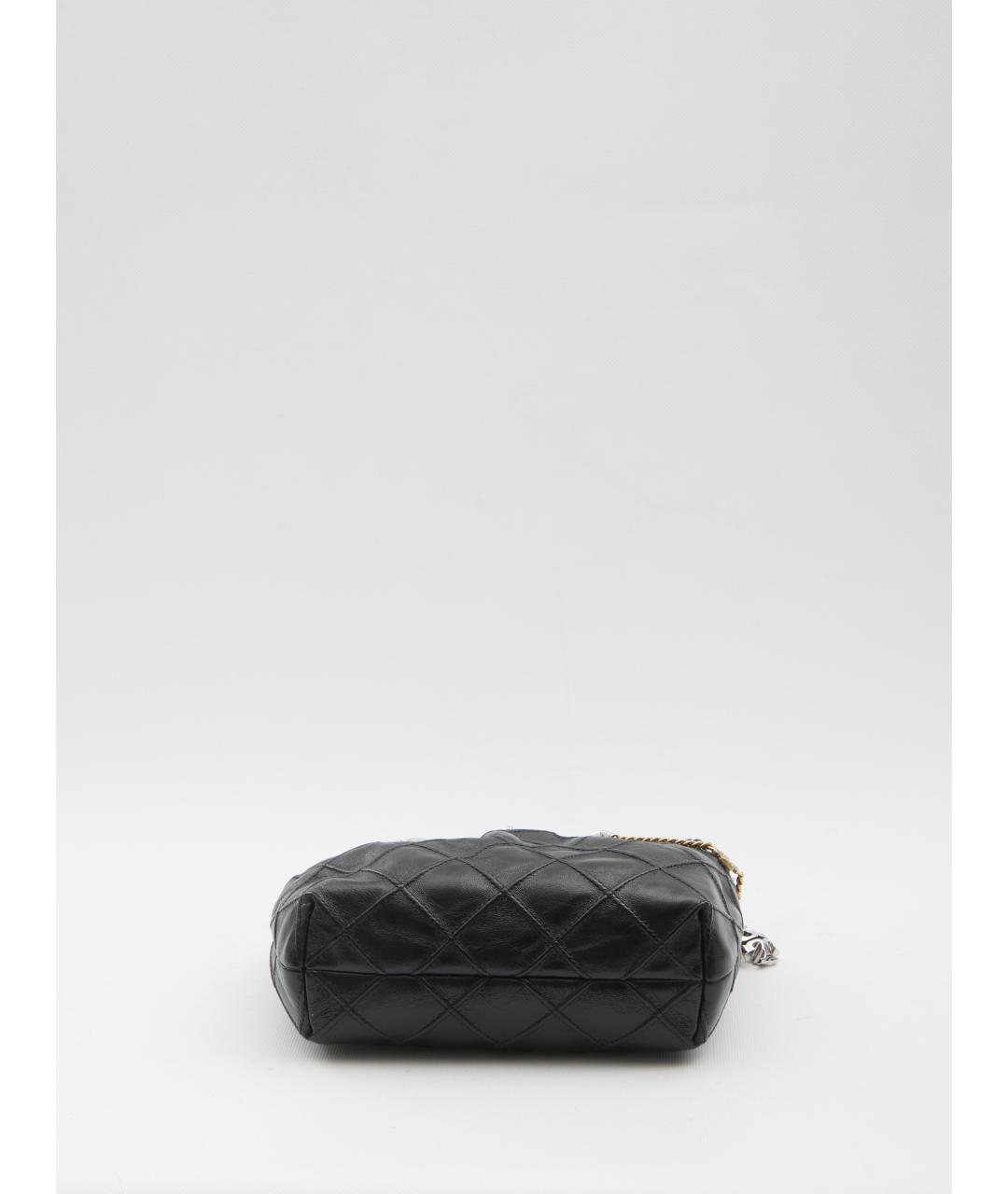 TORY BURCH Черная кожаная сумка через плечо, фото 3