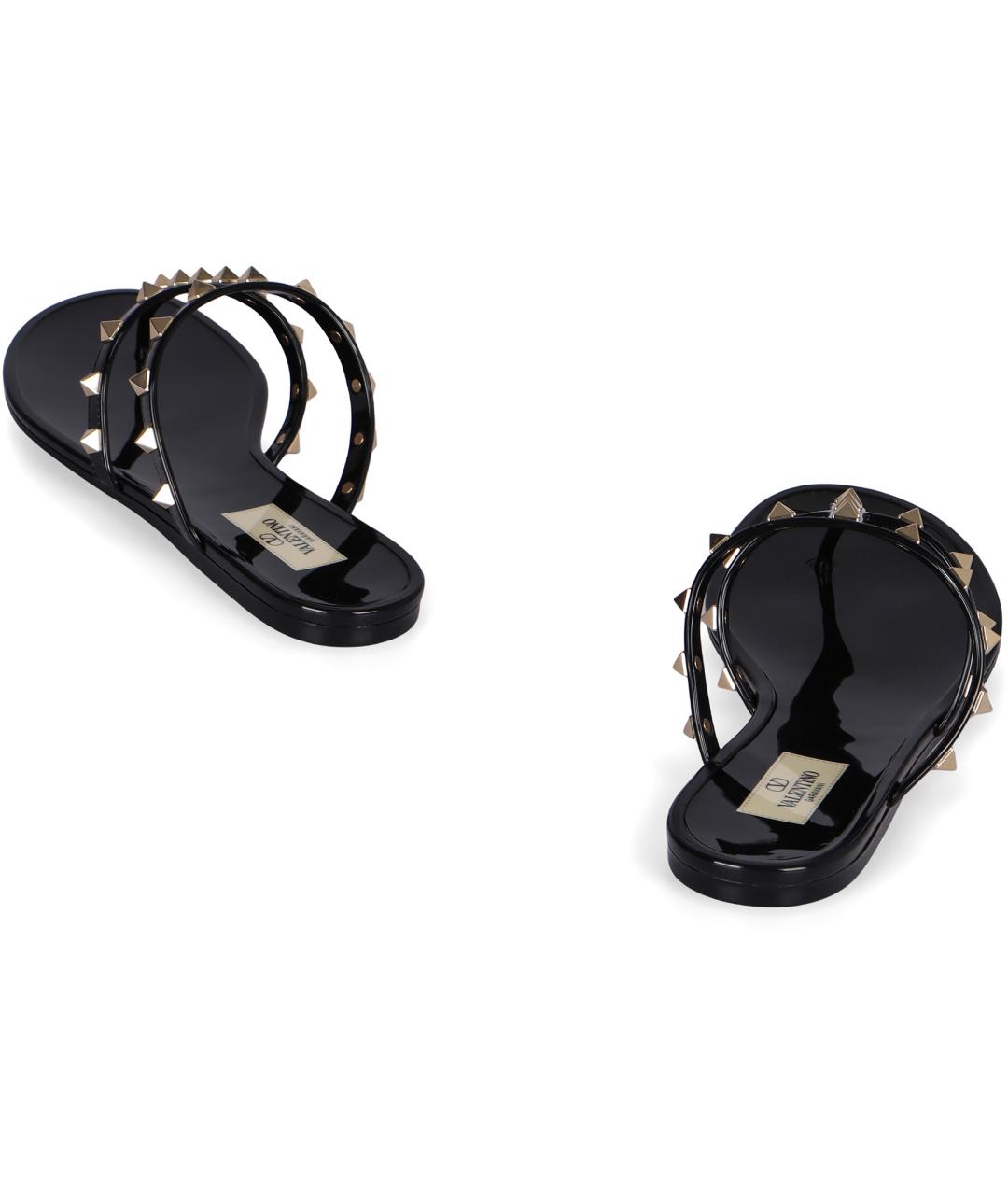 VALENTINO Черные шлепанцы, фото 4