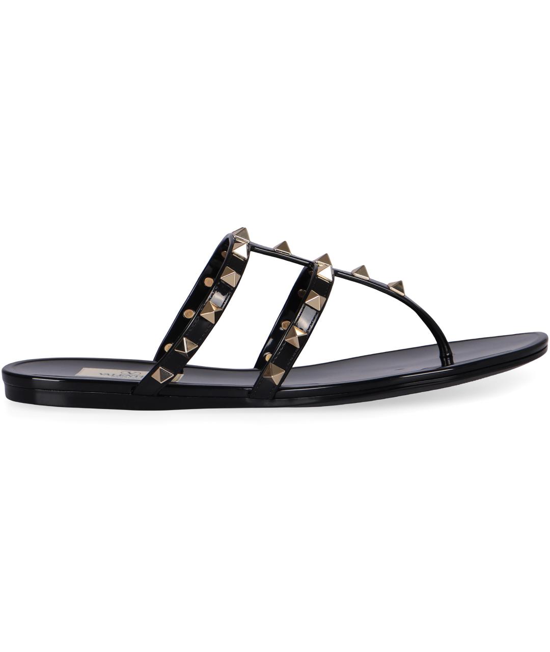 VALENTINO Черные шлепанцы, фото 2