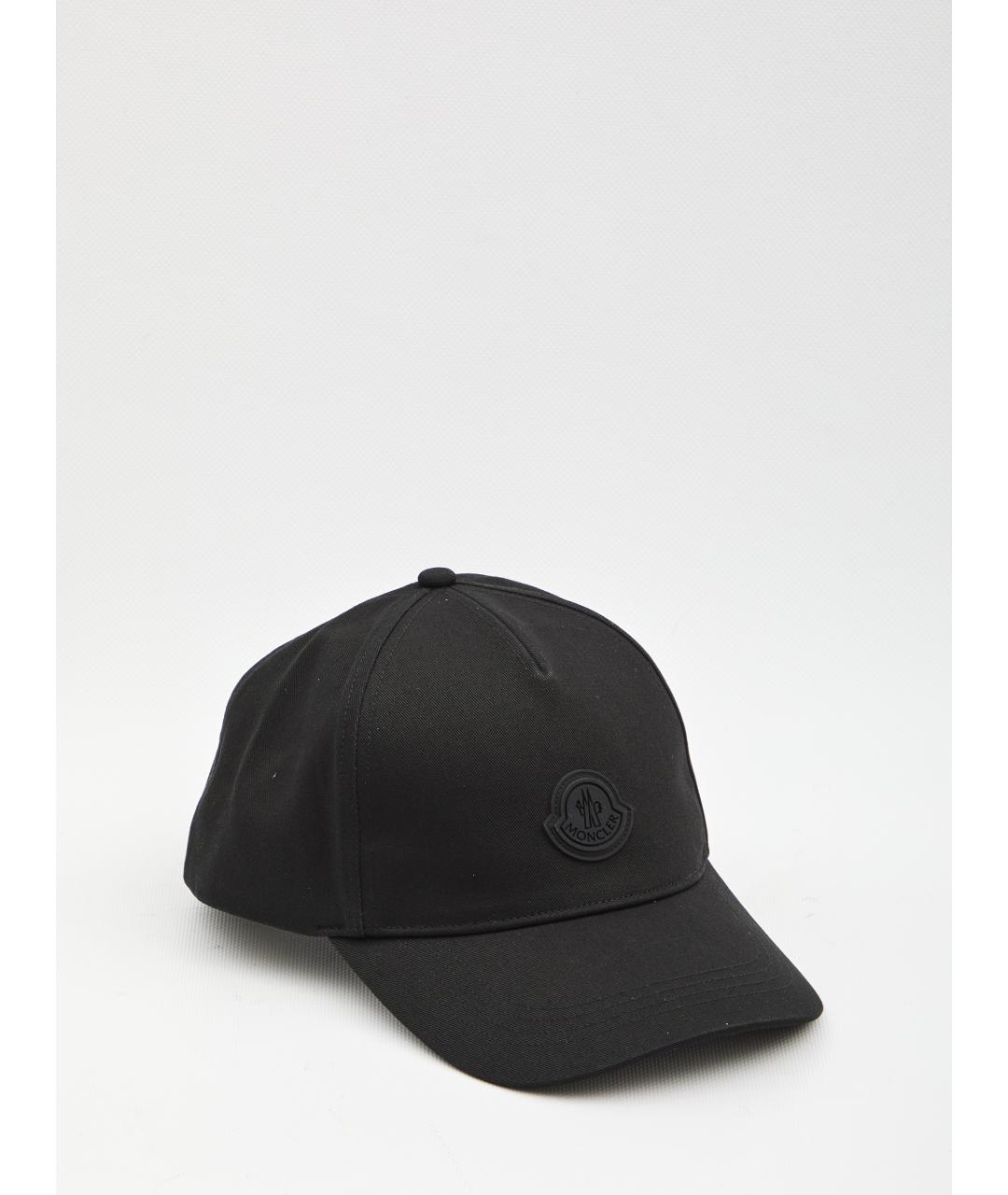 MONCLER Черная хлопковая кепка/бейсболка, фото 3