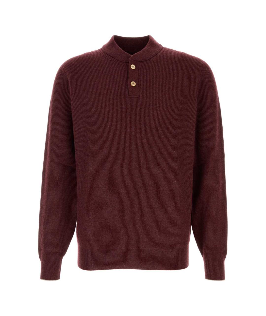 BRUNELLO CUCINELLI Фиолетовый кашемировый джемпер / свитер, фото 1