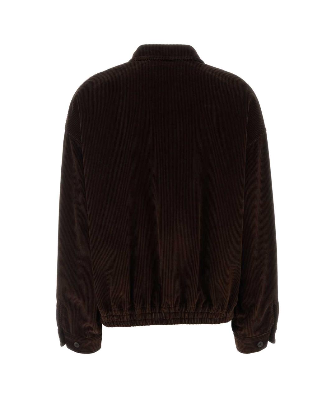 MIU MIU Коричневая хлопковая куртка, фото 2