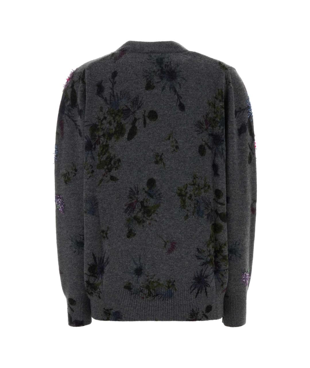 BLUMARINE Серый шерстяной кардиган, фото 2