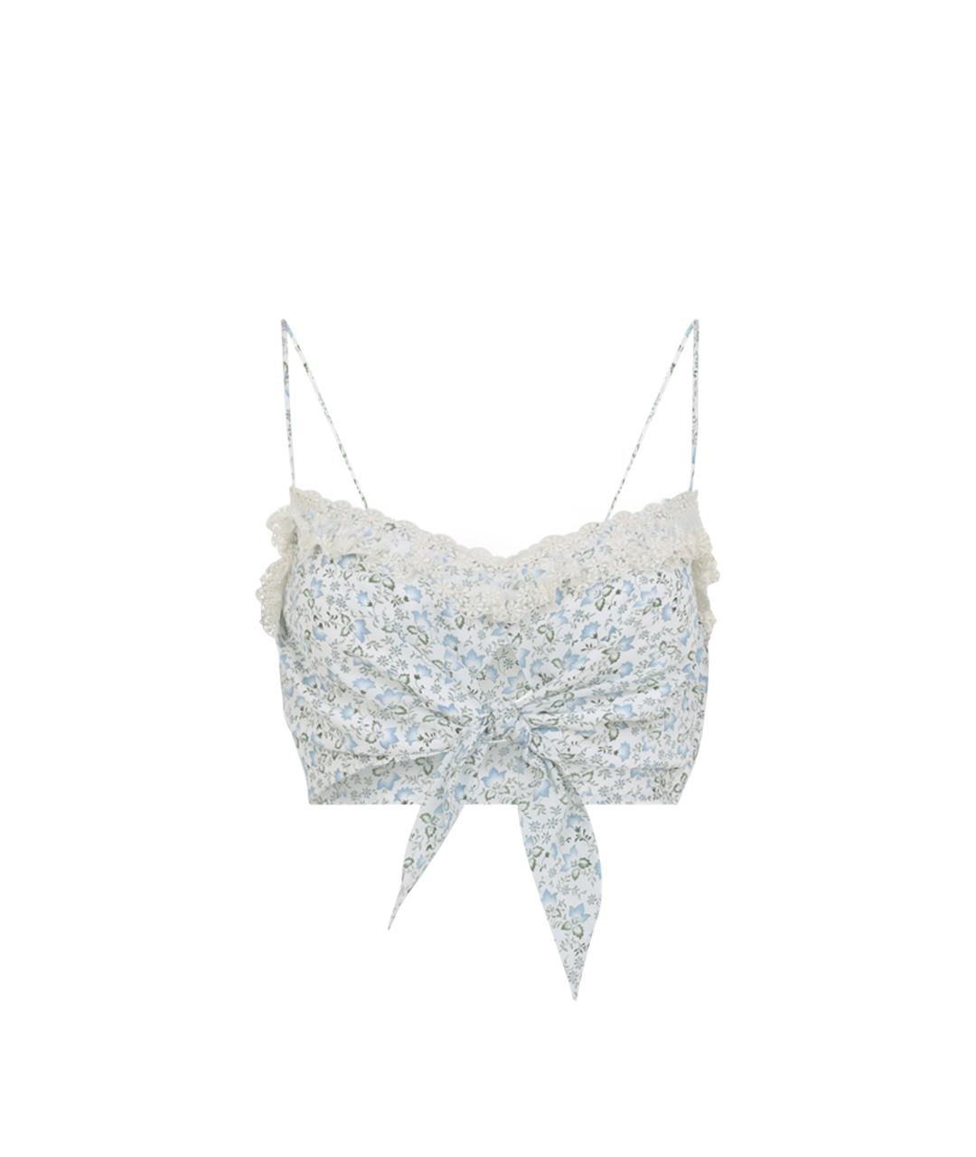 ERMANNO SCERVINO Мульти шелковая майка, фото 1