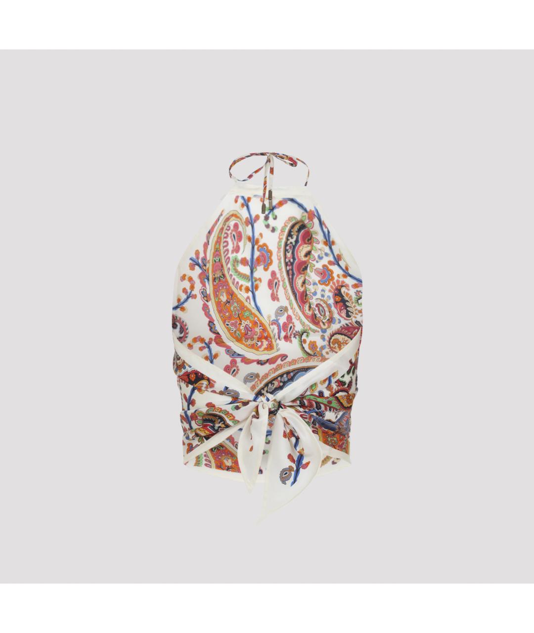 ETRO Мульти шелковая майка, фото 3